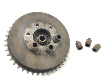 DKW NZ 250 [1938] - Tambour de frein arrière avec plateau