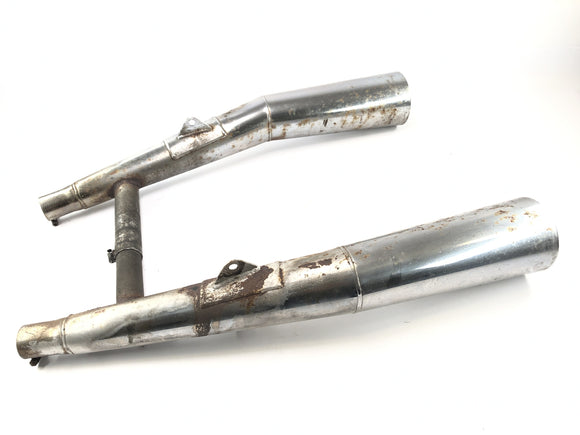 Honda GL 1000 Goldwing Gl1 [1978] - Rush de escape - End Dampers no Chrome direito esquerdo