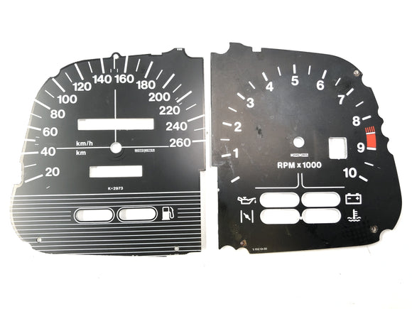 BMW K 1100 RS [1991] - Fatias de velocímetro de discos de faca rotativo são pacote