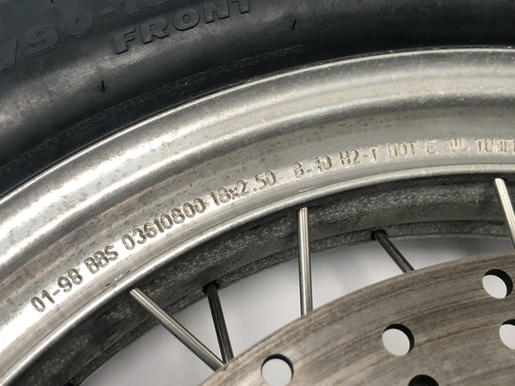 Moto Guzzi California 1100 EV KD [1998] - roda dianteira com raios 2,50 x 18"