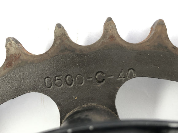 Kawasaki GPZ 1000 RX [1987] - Kedjehjulbärare med kedjehjul