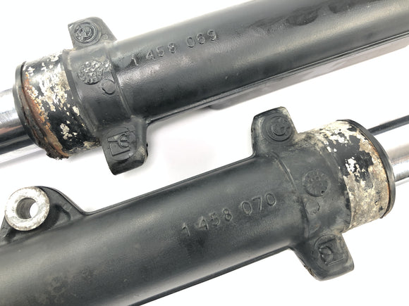 BMW R 100 GS 247E [1991] - Gabel Telegabel Vordergabel Standrohre Tauchrohre Achse