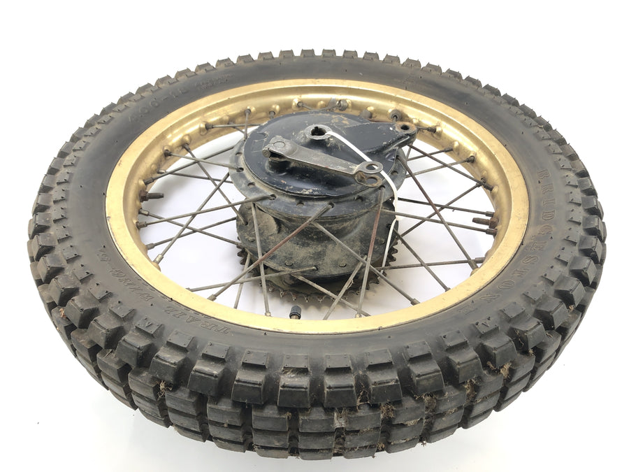 Yamaha XT 500 1U6 [1981] - Radsatz Vorderrad Hinterrad Gold