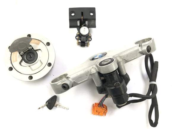 BMW R 1100 S R11S [2005] - Kit de serrures avec té de fourche supérieur 40 mm serrure de contact serrure de réservoir