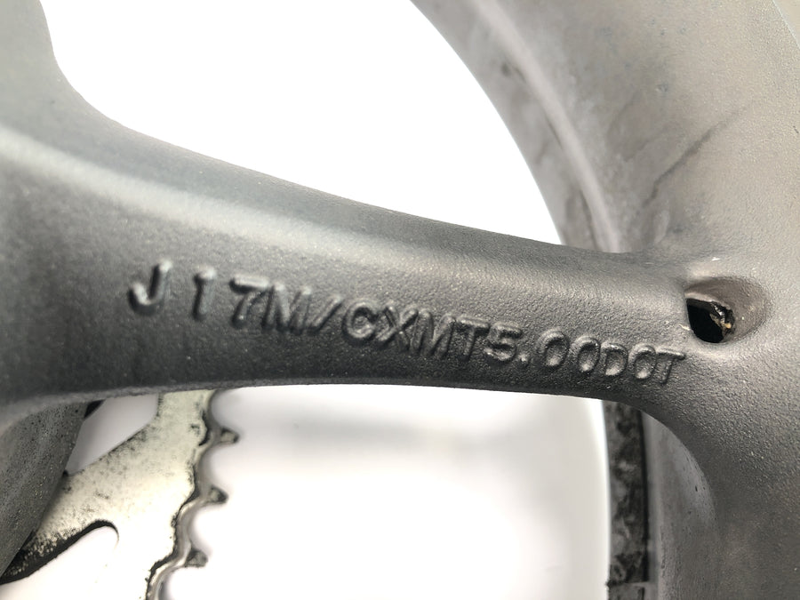 Yamaha MT 03 RM02 [2007] - Takapyörän vanne täydellinen pyörä 5,00 x 17"