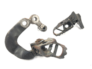 YAMAHA TT 600 59X [1986] - Footsteval van de bestuurder van de bestuurder met houder aan de linkerkant en rechts