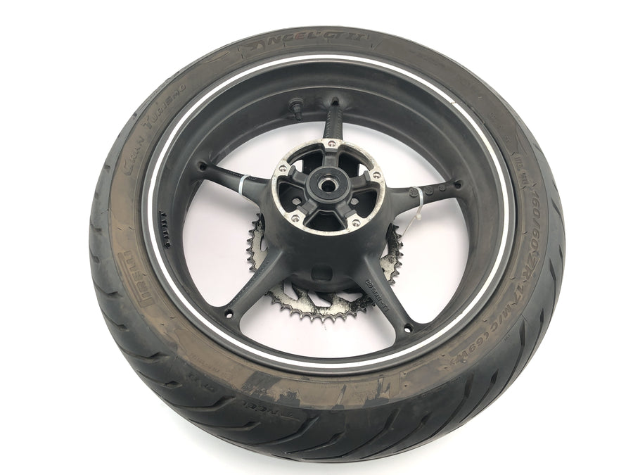 Yamaha MT 03 RM02 [2007] - Takapyörän vanne täydellinen pyörä 5,00 x 17"