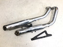 Kawasaki VN 800 VN800A [1996] - Udstødningssystem udstødnings lydpotte manifold udstødningsrør komplet med holder-1
