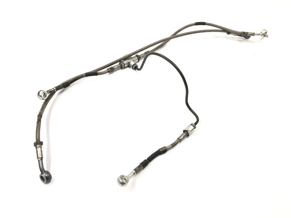 BMW R 850 C 259C [1999] - Linha de freio trançada em aço na linha ABS dianteira