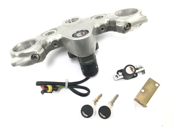 Moto Guzzi California 1100 EV KD [1998] - Lock set with upper fork bridge, ignition lock, seat lock