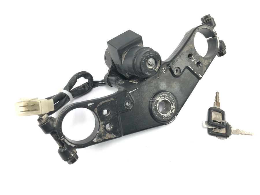 Kawasaki GPZ 1000 RX [1987] - Låsesæt med øvre gaffelbro, tændingslås, tankdæksel, ratlås, sædelås