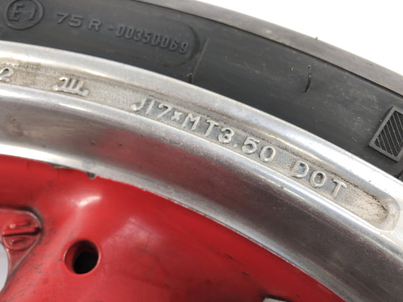 Suzuki GSX R 1100 GV73B [1990] - Voorwielwielrand aan de voorkant met remschijven