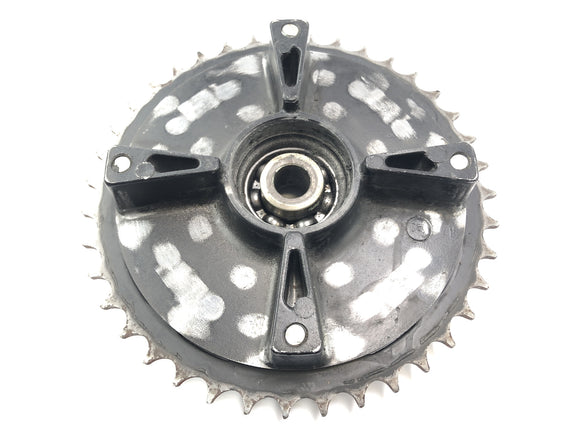 Yamaha XT 600 Z Ténéré 1vj [1986] - Řetězové kola Ritzel Hand Wheel za sebou