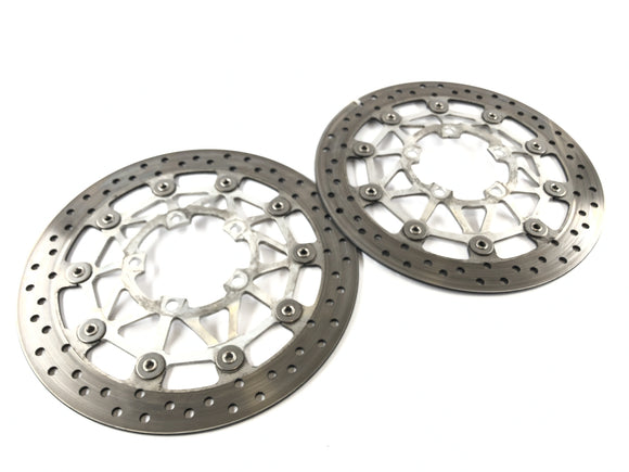 Triumph Street Triple R 675 D67LD [2010] - Disco di freni al freno a disco anteriore impostati 3.7x308mm