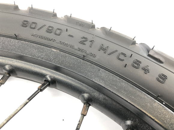 Beta RR 125 [2018] - Vorderrad Rad Felge vorne mit Bremsscheibe 21 Zoll