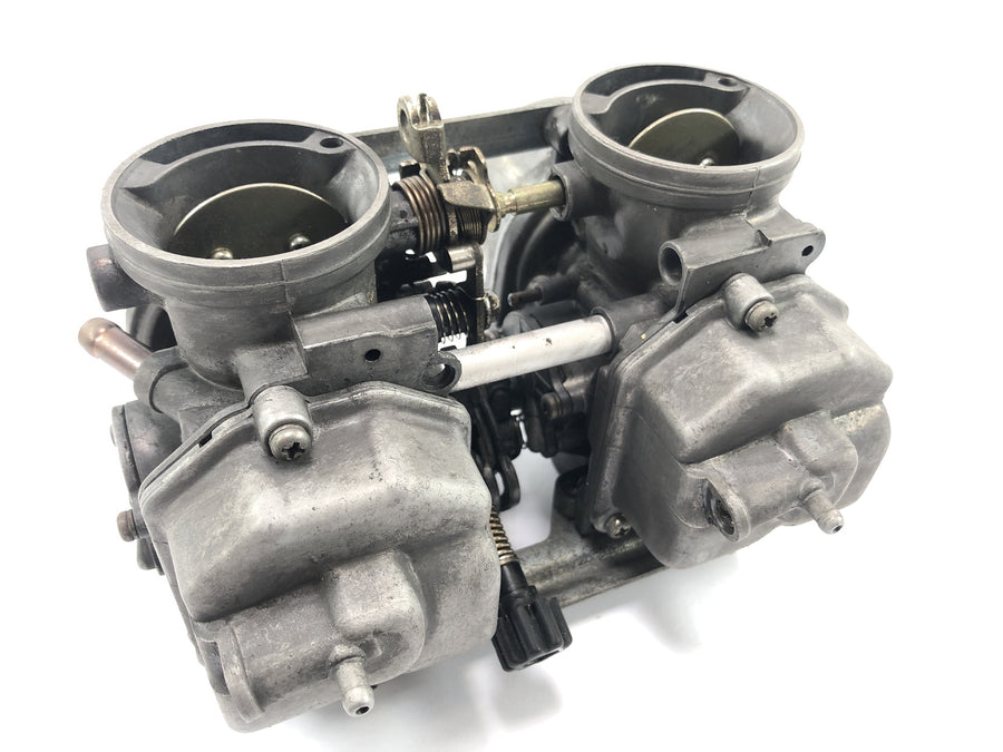 Honda GL 500 Silversching PC02 [1982] - Carburetor Throttle Flap Keihin Double Carburetor Venstre tilbage