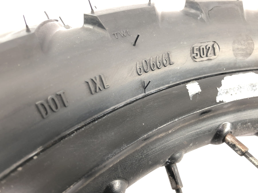 Beta RR 125 [2018] - Obręcz koła tylnego z tarczą hamulcową i kołem łańcuchowym 18 cali