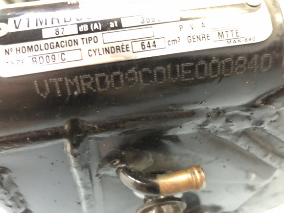 Honda SLR 650 RD09 [1997] - Marco con papeles