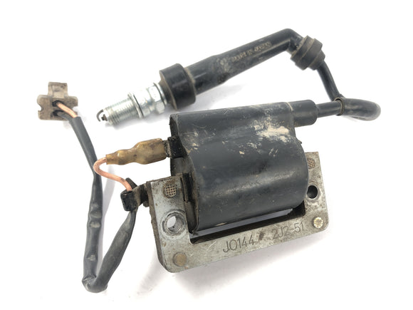 Yamaha TT 600 R DJ01 [1998] - Tändspole med tändningskabel och tändstiftplugg