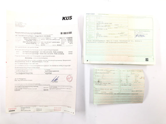 BMW F 650 GS R13 [2000] - Frame main frame with papers