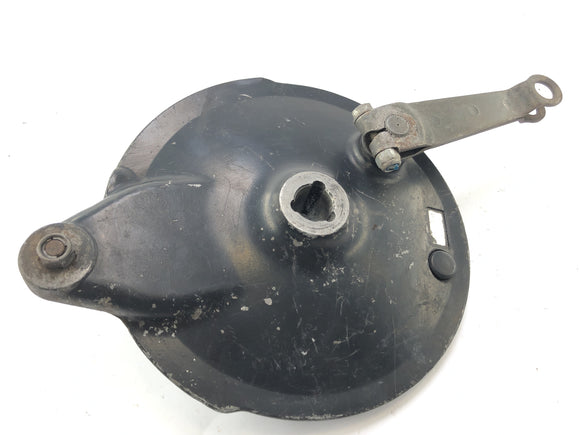 Yamaha XT 500 1U6 [1981] - Bremsetrommel med bremsekinn på baksiden