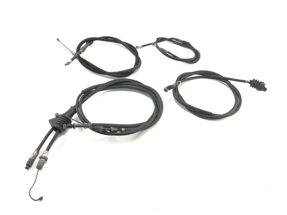 YAMAHA XT 500 1U6 [1981] - Bowden kabelsætgasstog dekompressionstog kobling Kabelbremsetogfront