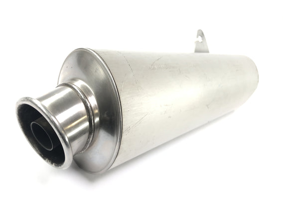 Ducati Monster M600 [1995] - Pakokaasupäästövaimentimen äänenvaimentimen oikealla puolella kulumismerkkejä