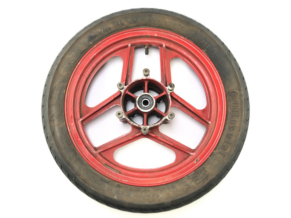 Kawasaki GPZ 1000 RX [1987] - Framhjulskanthjulet 2,50 x 16 "rött