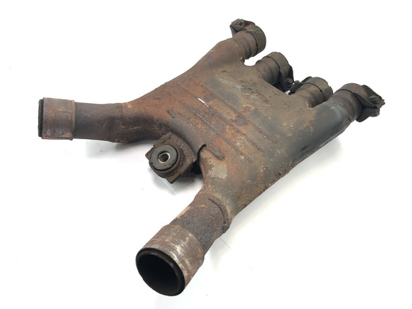 Yamaha FJ 1100 47e [1985] - Kolektor wydechowy środkowe amortyzatory