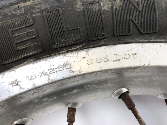 ヤマハTT 600 59x [1986] -Hinters Rim Rad 2.50 x 18 "タイヤ多孔質