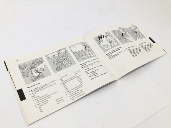 BMW K 1100 LT 100 [1994]  - 操作手順マニュアル