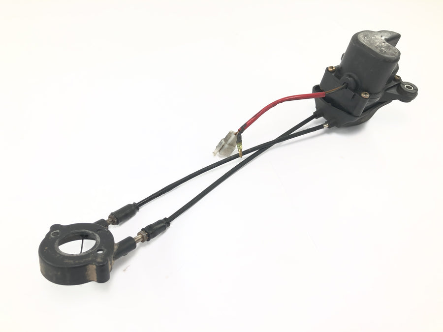 Sachs ZX 125 [1998] - Siłownik sterowania wydechem za pomocą cięgien Bowdena