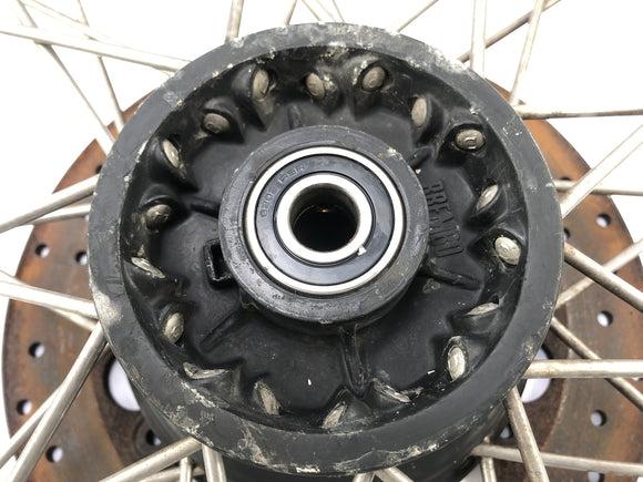 Cagiva Elefant 650 [1984] - etupyörän reuna edessä jarrulevyllä