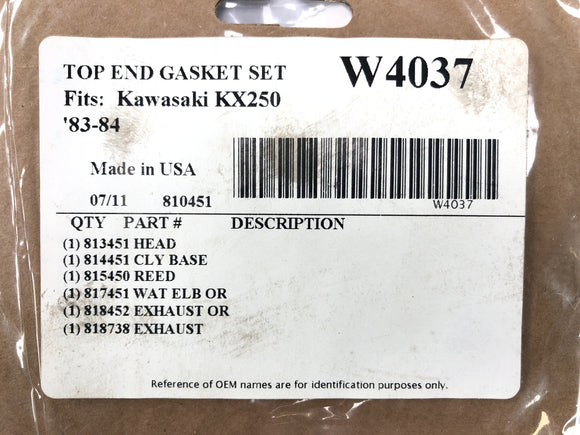 KAWASAKI KX 250 [1982] - Set di set di cilindri set di sigilla