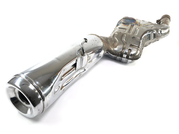 BMW R 1100 RT 259 [1997] - Auspuff Schalldämpfer Endschalldämpfer Abgasanlage silbern rechts