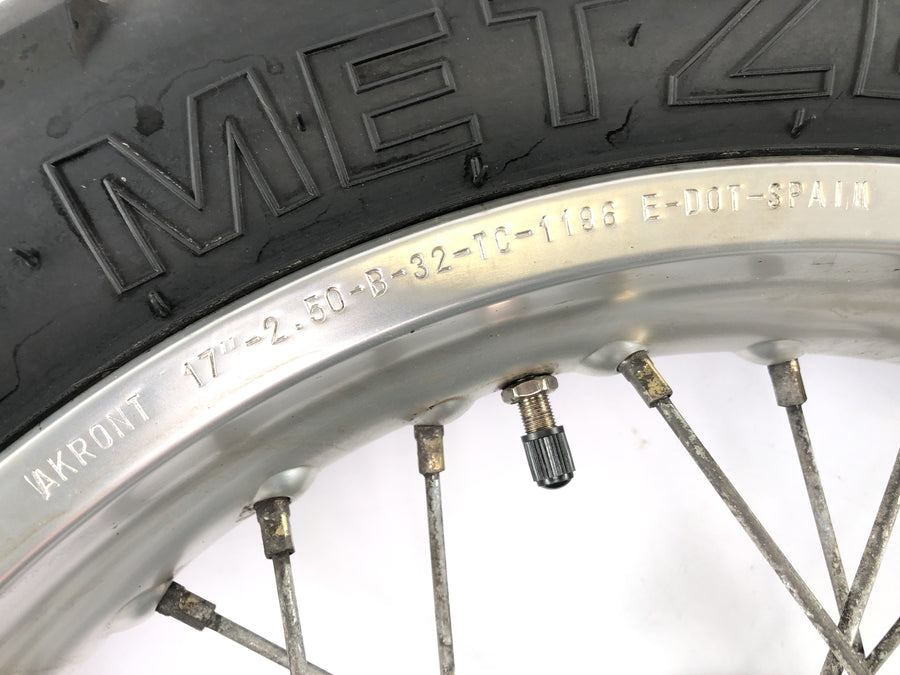 Honda SLR 650 RD09 [1997] - Hinterrad Felge Reifen Bremsscheibe Kettenrad 2.50 x 17"