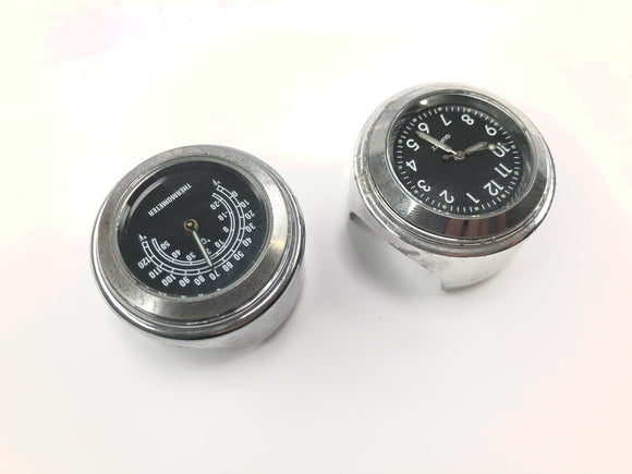 Suzuki Intruder VL 1500 AL [2000] - Lenkeruhr Thermometer Cockpit Uhr