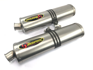 KTM 950 Adventure LC8 [2004] — trokšņa slāpētājs Akrapovic izplūdes aizmugurējā trokšņa slāpētāja pāris - 0