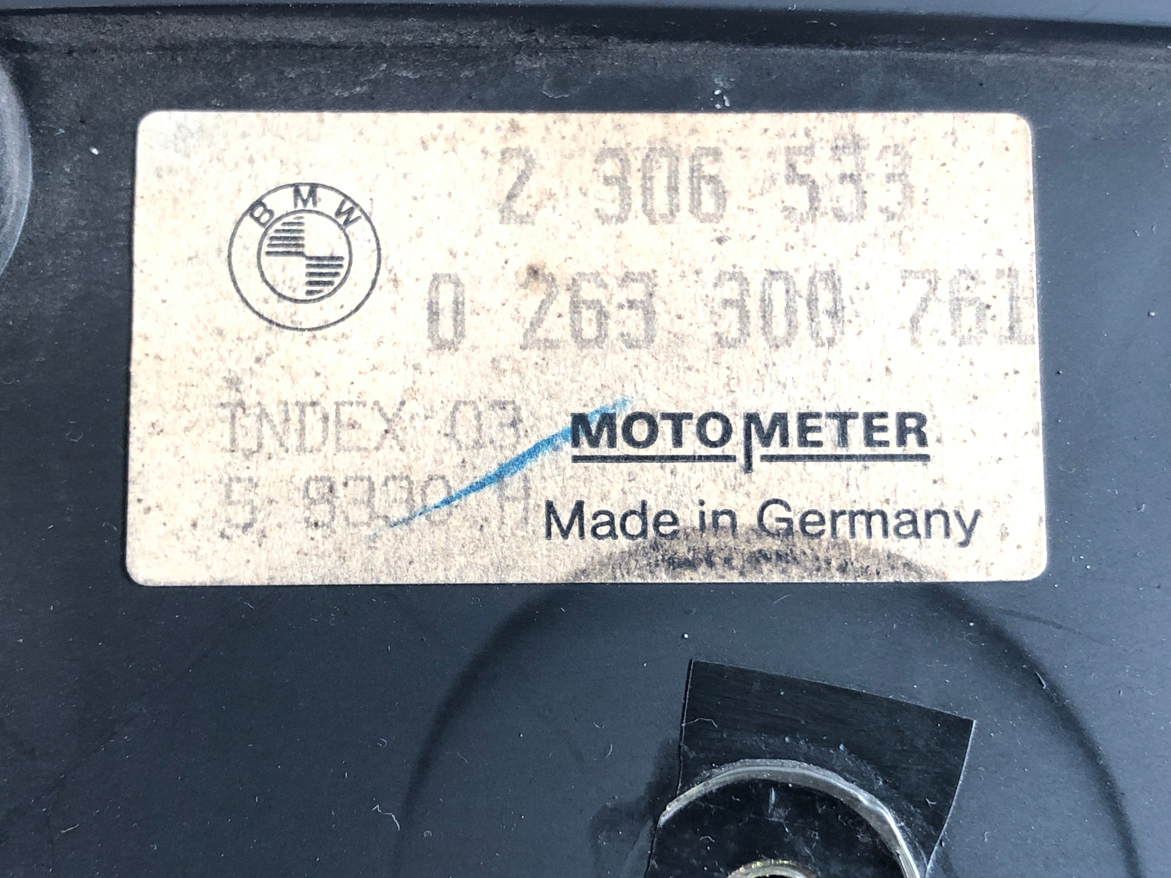 BMW K 1100 LT [1991] - Cockpit Tacho Tachometer