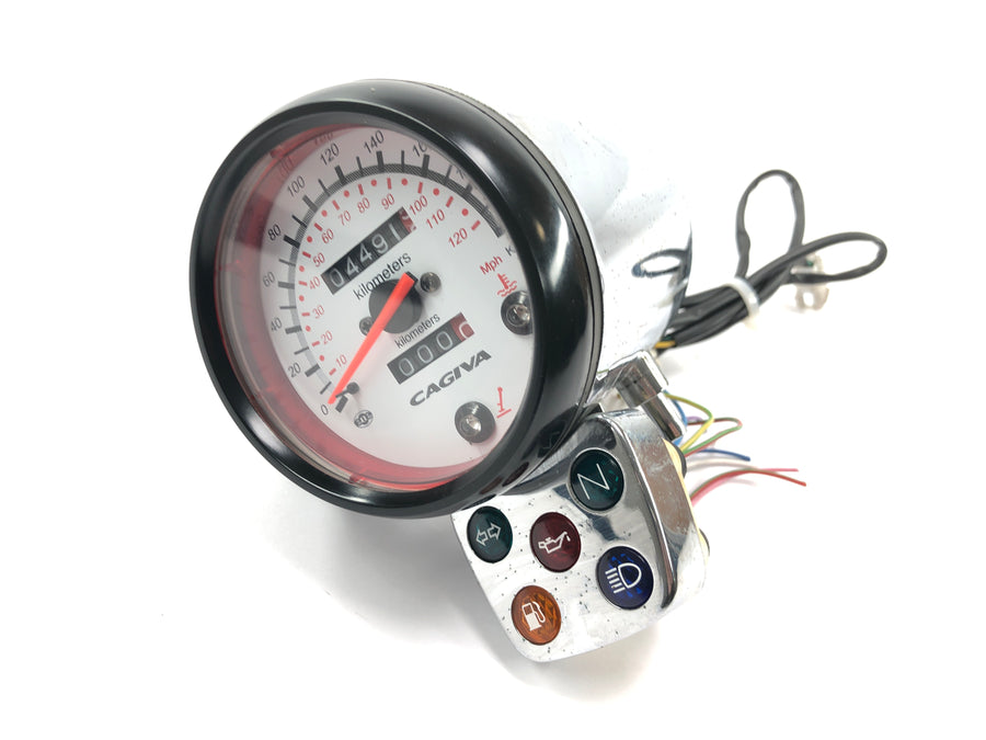 Cagiva Planet 125 [1998] - Tachometer Tacho Instrumenteneinheit Cockpit 4491 Kilometer