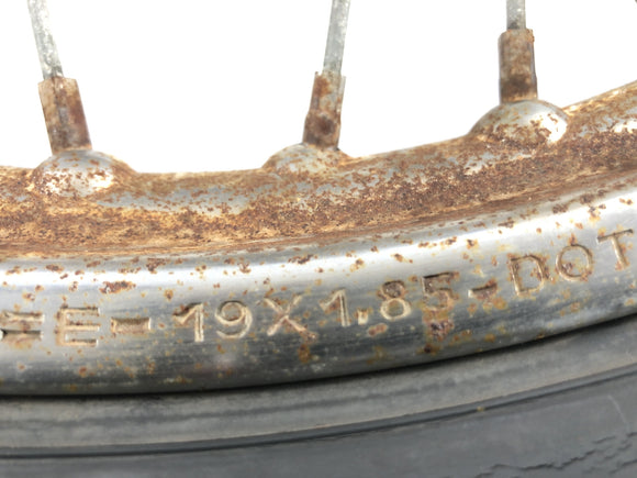 Triumph Bonneville T140V [1976] - Rueda de la rueda delantera 1.85 x 19 "