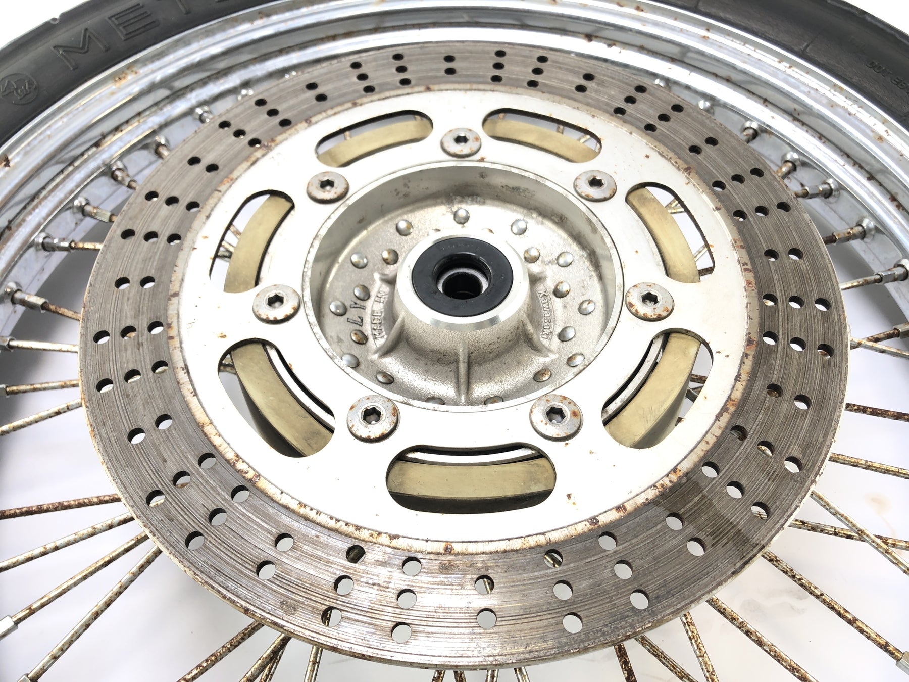 Kawasaki VN-15 VNT50A [1989] - Front wheel with brake disc wheel rim front