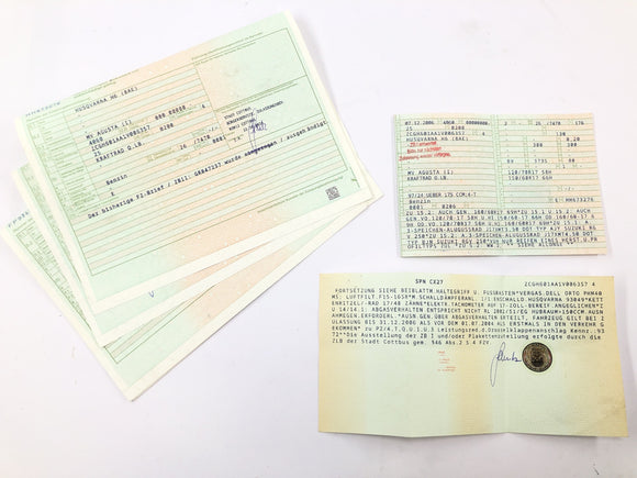 Husqvarna TE 610 H6 8AE [TE 570 H7] - Frame hoofdframe met papieren