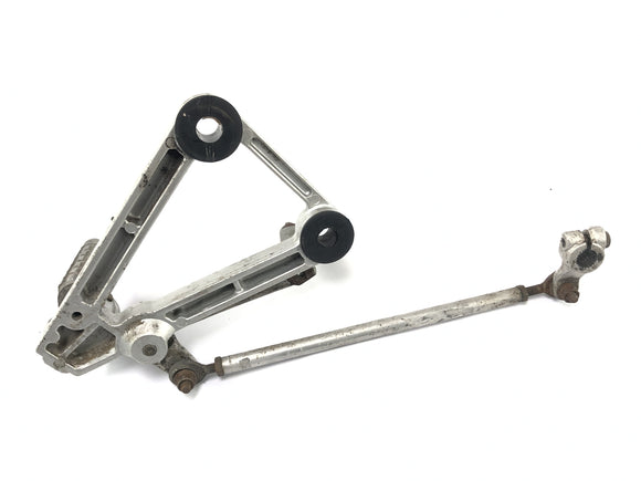 Cagiva Mito 125 EVO 8P [2000] - Fahrerfußraste Fußraste Halterung links mit Schaltpedal