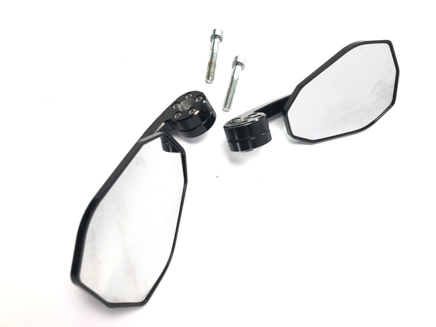 Yamaha MT 03 RM02 [2007] - Espelho final do guidão conjunto espelho retrovisor frontal preto