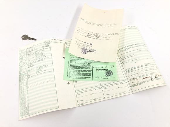 Moto Guzzi V7 Special [1971] - Rahmen mit Fahrzeugbrief Hauptrahmen Fahrgestell Chassis Grundrahmen