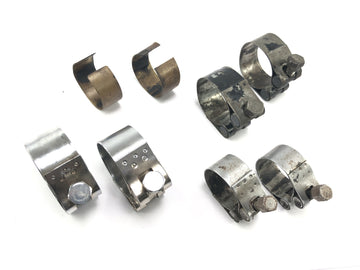 Moto Guzzi V7 Special [1971] - Schlauchschellen Konvolut Rohrschellen Auspuff - 0