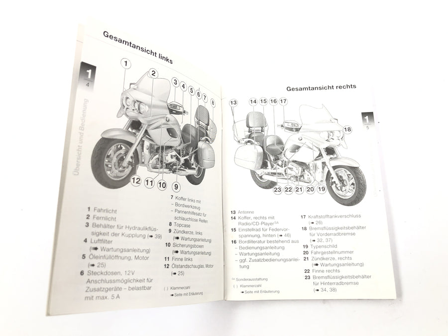 BMW R 1200 CL K30 [2003] - Instruções de operação