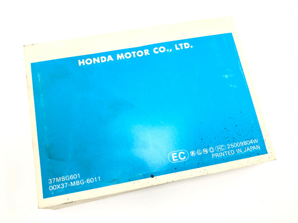 Honda VFR 800 FI RC46 [1999] - Fahrerhandbuch Bedienungsanleitung Owners Manual