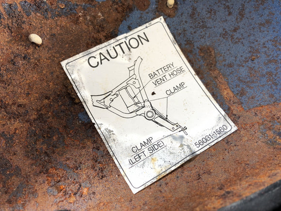 Kawasaki Vn 1500 A [1995] - покрытая боковая крышка слева